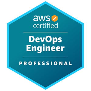 AWS Certified DevOps Engineer Professional badge.7492bf660b5351e51f3f8015e4818924294a7e8c