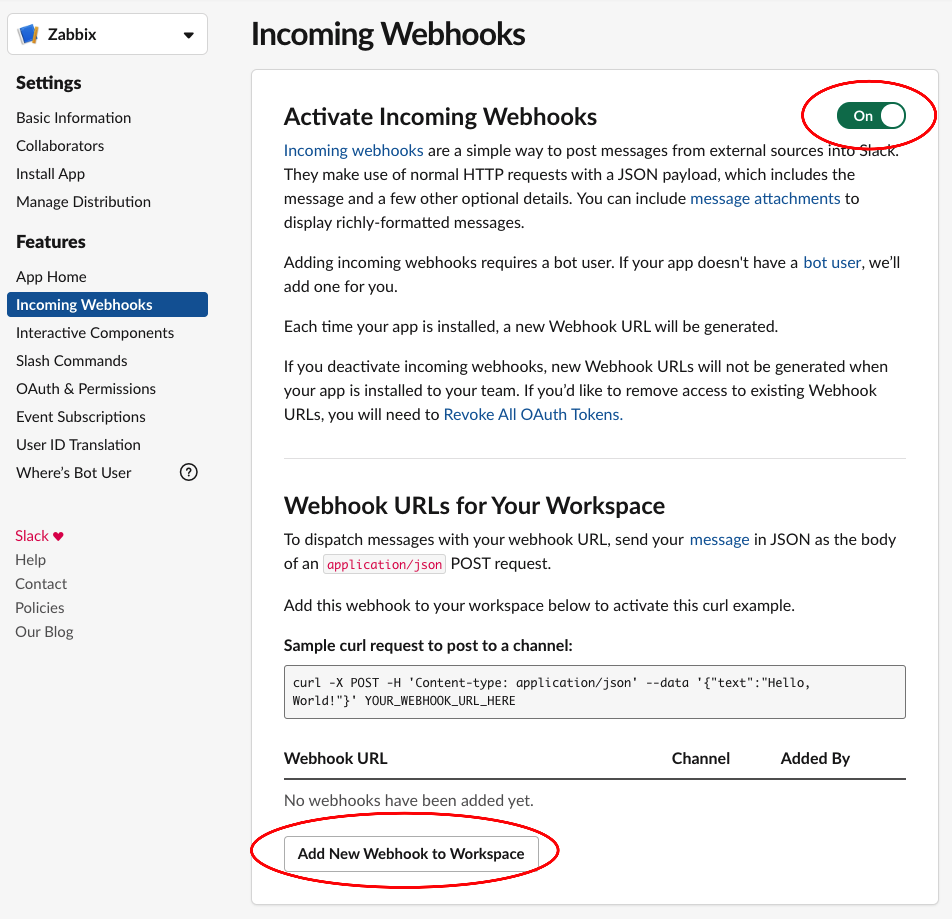 zabbix slack