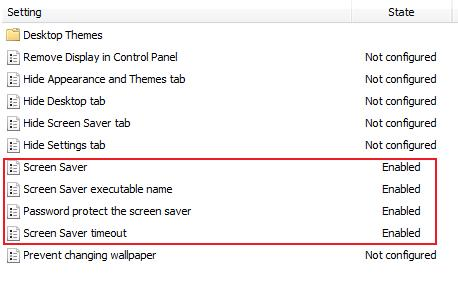 group policy lock computers when idle
