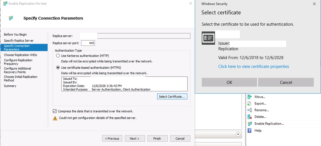 hyperv replication