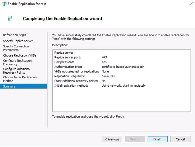 hyperv replication