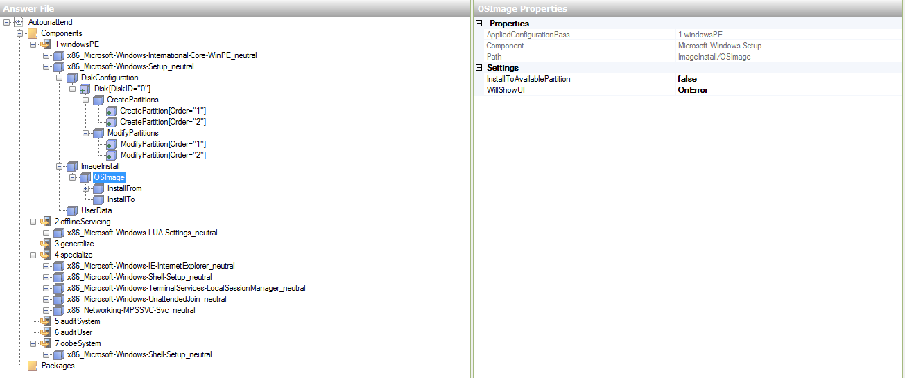 unattended windows7x86