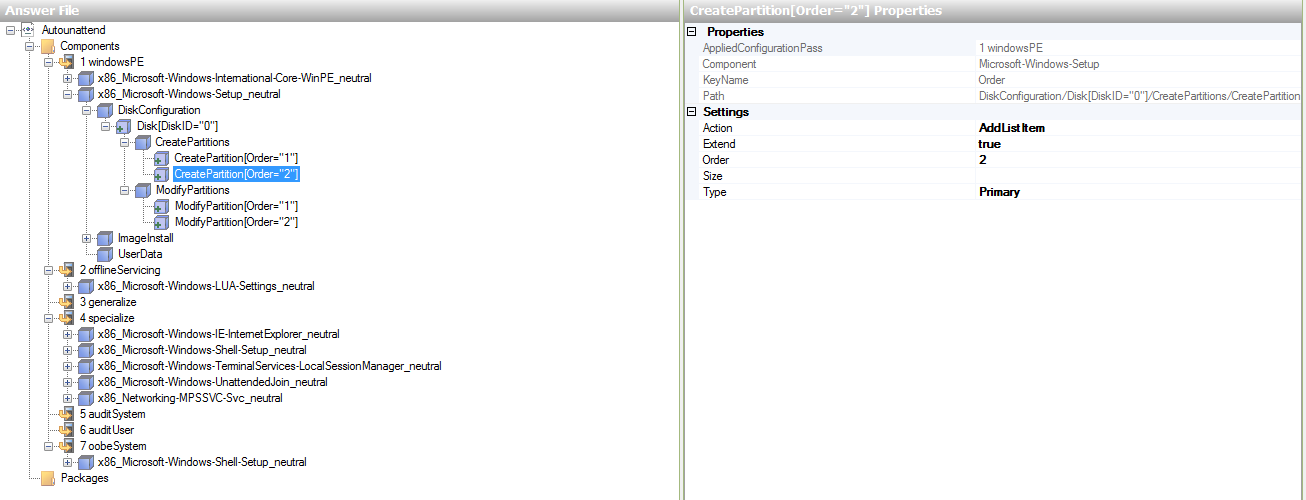 unattended windows7x86