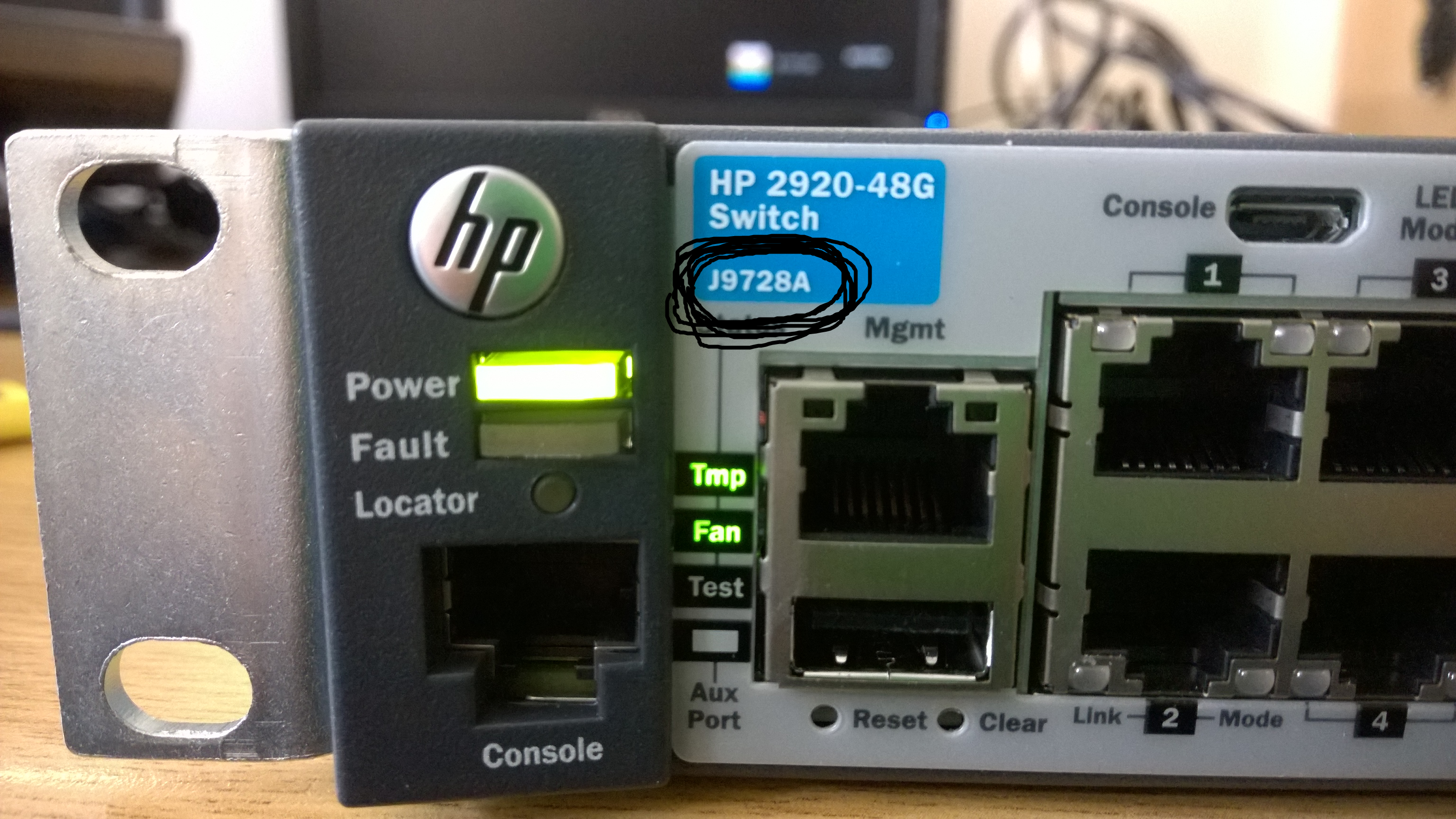 hp procurve upgrade